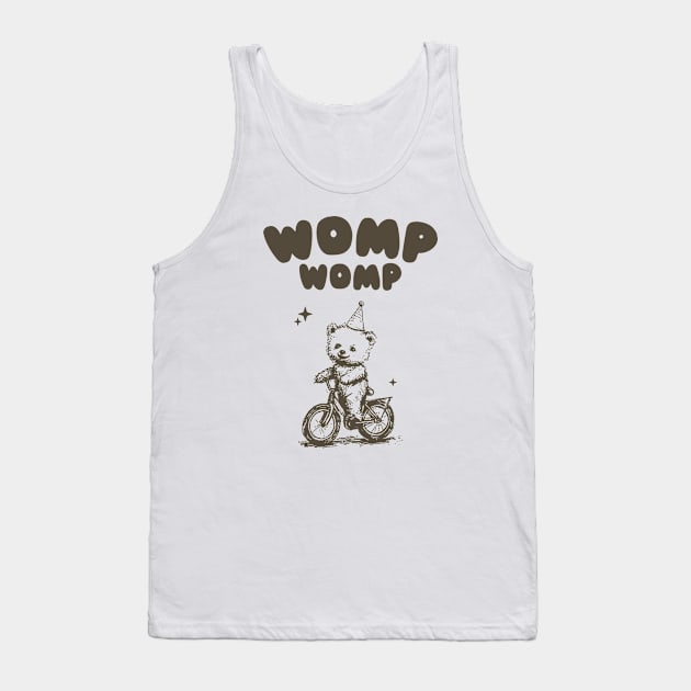 Womp Womp Funny Retro Shirt, Funny Meme Bear Tank Top by ILOVEY2K